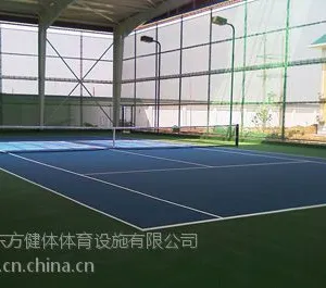 青岛室内网球场建设 丙烯酸网球场塑胶网球场施工 篮球场建设施工