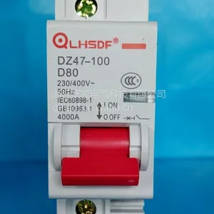 厂家直销庆凌牌QLD47-100小型断路器DZ47NC-1001PC45开关1P80A