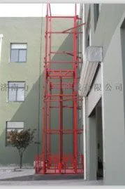厂家定制东营导轨式升降机|莱芜链条导轨式液压货梯|壁挂式升降平台|山东总代理济南力川升降机械
