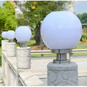 重庆供应 斯达莱特太阳能灯具产品 柱头围墙户外LED照明庭院灯 花园景观门柱圆球灯