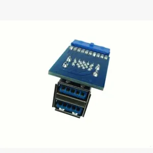 供应19pin/20pin转双usb3.0扩展卡 转接卡