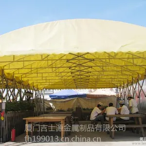 福建推拉帐篷厂家,户外雨棚厂家,刀刮布推拉帐篷价格