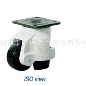 舟山卡斯***应GD-120F加重型载调节带刹工业脚轮批发