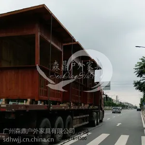 户外木屋设计,生产加工,防腐木屋,工程木屋