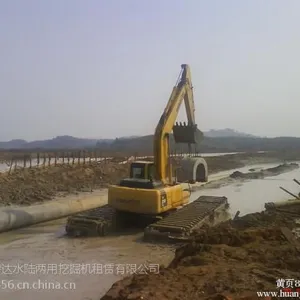 上海水陆两用挖掘机出租13271153688