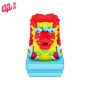 乐游动漫儿童投币摇摇车龙舟玻璃钢儿童电动摇摆游戏机厂家直销