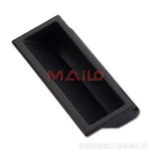 拉手卡入式拉手 ML4-010 ABS材质黑色 机柜藏式把手 板厚2mm