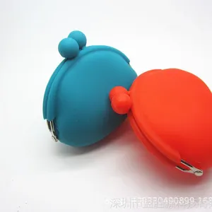 时尚糖果色硅胶零钱包 硅胶钥匙包 创意硅胶硬币包 硅胶钱包批发