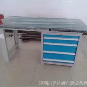 全国包邮防静电工作台 维修桌子 钳工台 复合板工作台 抽屉式桌子