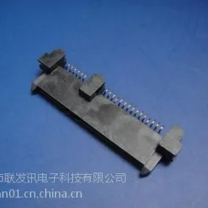 SATA 7 15Pin 母头 SMT 塑胶夹板