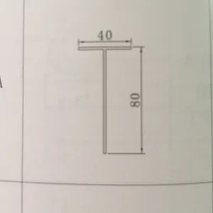 T字吊梁净化铝型材