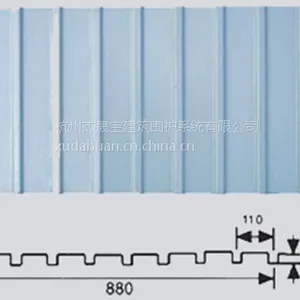 רҵ��������0.5mm�ʸ�ǽ���YX310-500����ī