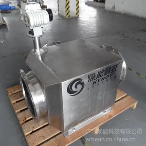 焕能科技定制全不锈钢-大口径-联动高温烟气三通阀