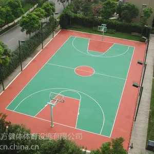 塑胶篮球场生产厂家 丙烯酸篮球场施工单位