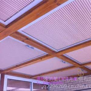 美日阳光 生产销售室内 智能蜂巢遮阳 蜂巢遮阳占用布 铝合金轨道