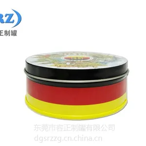 厂家直销 马口铁杯垫 六个装 杯垫套装 马口铁小圆盒