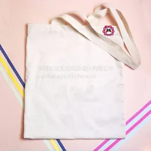 支持logo定制新款环保购物袋 简单大方时尚女士棉布收纳袋