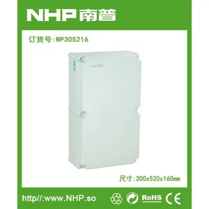 厂家直供 电源控制箱 电缆接线盒配电箱检修箱 300x520x160mm IP65
