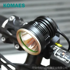 强光LED自行车前灯T6灯珠 骑行装备 充电型车灯骑行装备USB充电车灯