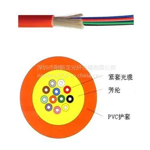 广州厂家生产6芯多模室内束状阻燃光缆GJFJV-6A1a 可定制