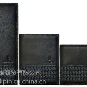 西安商务皮具礼品 横款方形真皮钱包定做 商务钱包定制