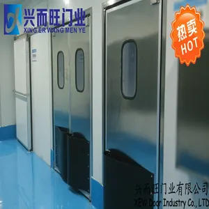 食品加工机械|不锈钢防撞门|食堂专用门|不锈钢自由门