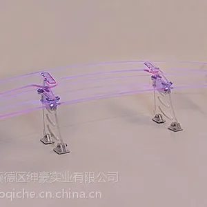 绅豪DEE厂家直销 水晶透明尾翼 定风翼 LED七彩灯单层AD-SP810