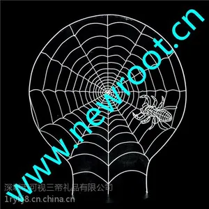 咖啡厅3D视觉LED创意照明灯给人眼***亮的感觉