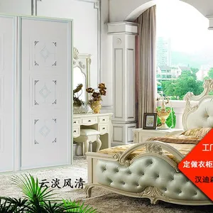 广东佛山2016欧式浮雕衣柜移门推拉门衣柜厂家直销汉迪森