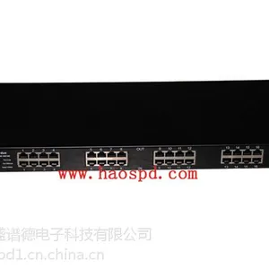 供应16路网络信号防雷器:AD/RJ45-100/16E