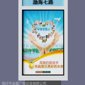 供应宿迁金盛指路牌灯箱生产制作厂家、多画面指路牌换画灯箱04设计与制作