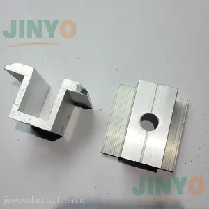 太阳能光伏支架配件晶硅电池板组件压块铝合金压块中压块20-H25