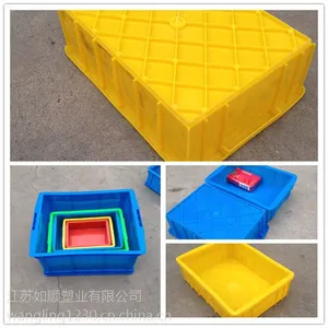 加厚635周转箱生产加工用品箱