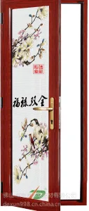 佛山德勋厂家直销 德勋四号平开防虫防盗纱门 彩绘金刚网 纱窗 价钱电议