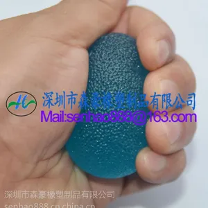 工厂批发TPR透明蛋形按摩球握力球按摩手部 缓解鼠标手