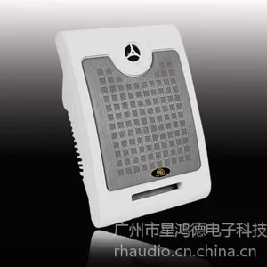 供应瑞皇公共广播有源壁挂音箱RH108W 监控广播音箱 有源网络音箱