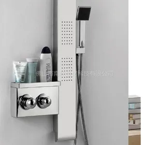 供应304不锈钢淋浴柱***酒店整体简易淋浴卫浴五金工厂生产直销104