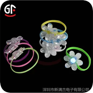 批发生产2015新款硅胶发光手镯,led手镯,发光手环,可定做logo