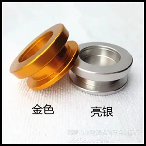 玻璃门把手铝合金 圆形隐形 多色可选 橱柜把手厂家
