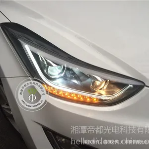 湘潭朗动大灯总成 朗动氙气灯总成带双光透镜led泪眼光导日行灯
