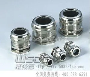 大规格304-M150*3防水电缆接头 黄铜镀镍金属电缆固定头 适用电缆100-125CM