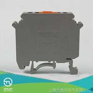 尤提乐供应接线端子JUT1-4K 开关试验端子 轨道式接线端子