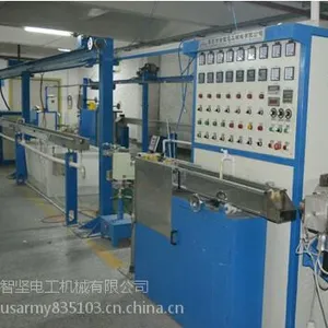 φ70PVC押出机 单螺杆电线电缆生产线 线速500M/min 节能高达30% 东莞智坚电工机械