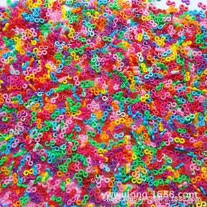 专业生产塑料S扣 硅胶DIY手链编织工具 DIY硅胶手环扣橡皮筋扣