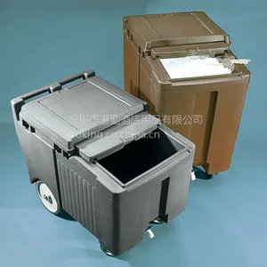 美国进口CAMBRO ICS100L 商用储冰粒车 拉盖储冰车