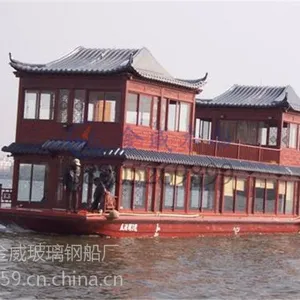 金威木船 旅游船 纯手工制作 款式新颖 大型画舫船