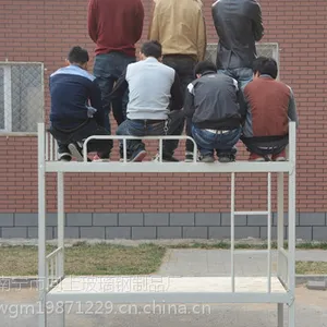 广西北海学校学生宿舍铁架床 90*200cm铁架床多少钱一套 南宁向上