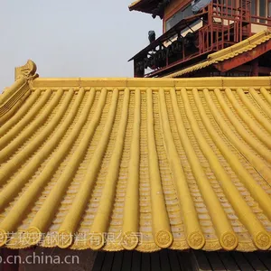玻璃钢古建筑仿古瓦，园林长廊仿古瓦，寺院古建筑仿古瓦，
