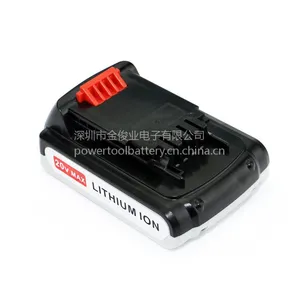 可适用于新品百得Black Decker 20V 1.5A 锂电池,LBX20 史丹利,LBXR20