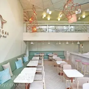 粉色少女心爆棚的甜品空间设计